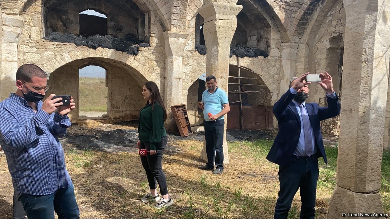 Visit of Israeli journalists to Azerbaijan’s Aghdam district ends (PHOTO)