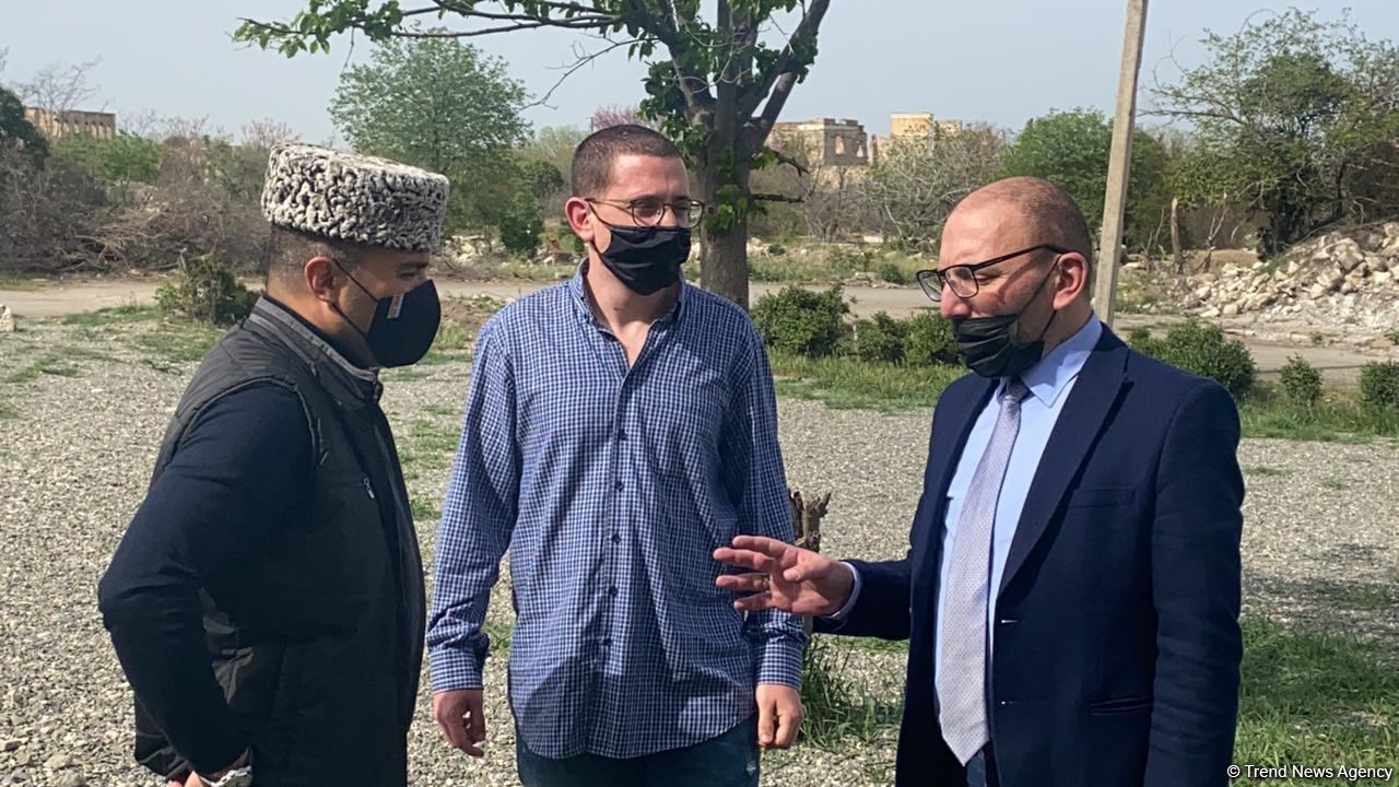 Visit of Israeli journalists to Azerbaijan’s Aghdam district ends (PHOTO)