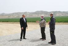 President Ilham Aliyev attends presentation of agropark owned by Agro Dairy LLC in Hajigabul (PHOTO)