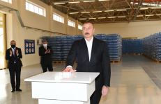 President Ilham Aliyev attends inauguration of Hajigabul Industrial Estate (PHOTO)