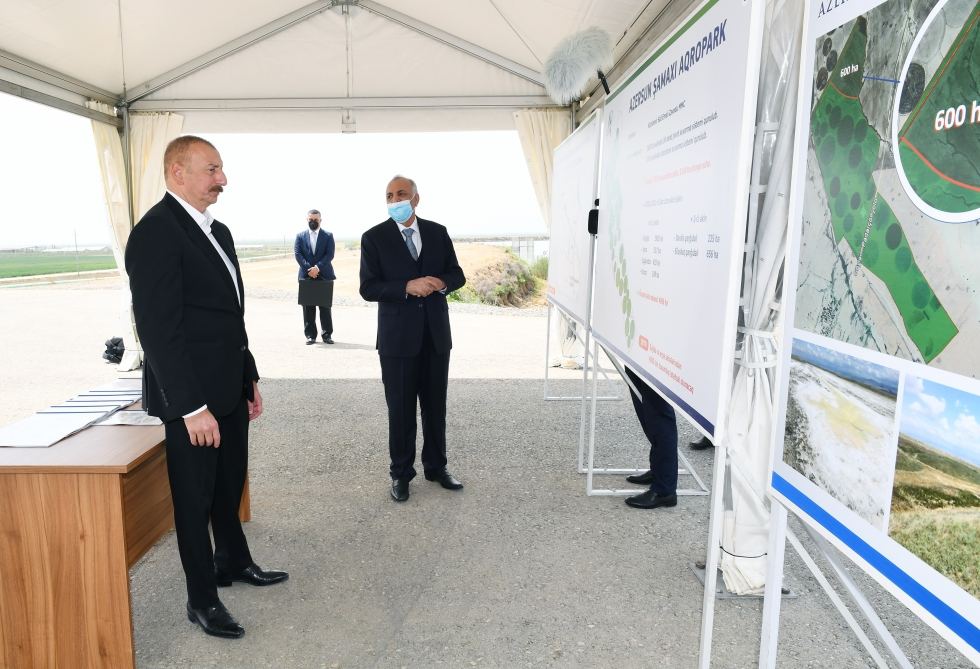 President Ilham Aliyev attends inauguration of Azersun Shamakhi Agropark in Hajigabul (PHOTO)