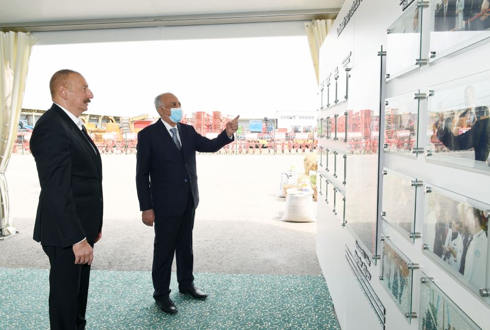 President Ilham Aliyev attends inauguration of Azersun Shamakhi Agropark in Hajigabul (PHOTO)