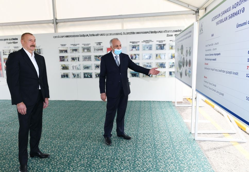 President Ilham Aliyev attends inauguration of Azersun Shamakhi Agropark in Hajigabul (PHOTO)