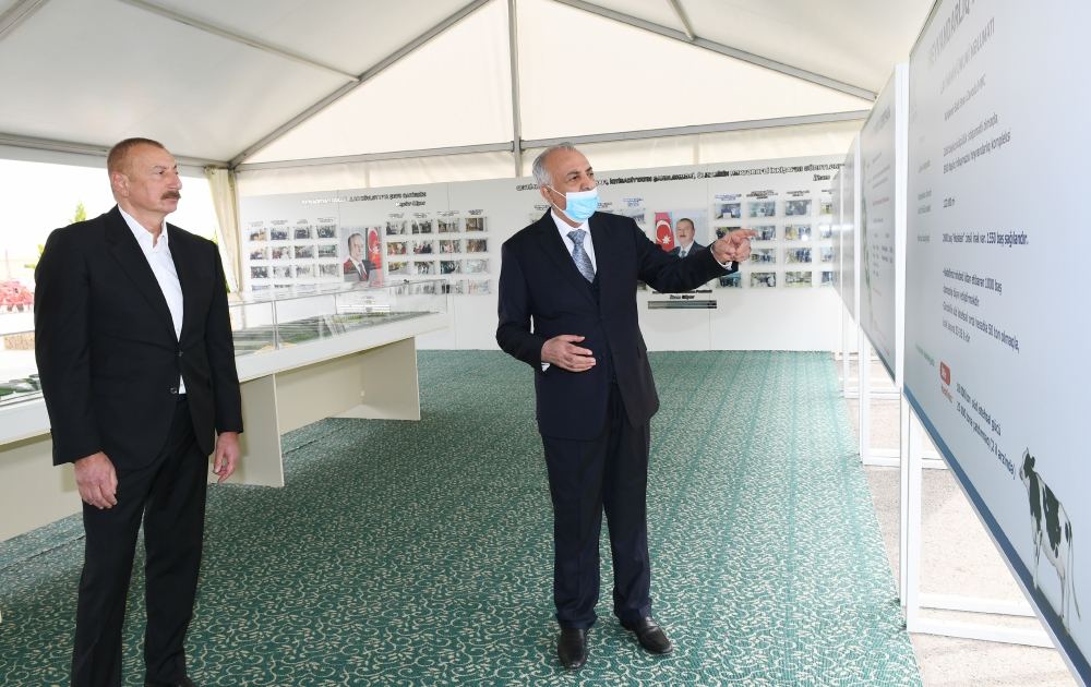 President Ilham Aliyev attends inauguration of Azersun Shamakhi Agropark in Hajigabul (PHOTO)