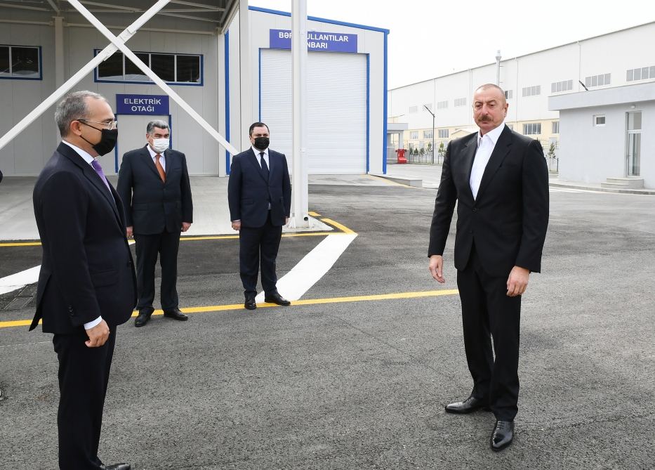 President Ilham Aliyev attends inauguration of Hajigabul Industrial Estate (PHOTO)