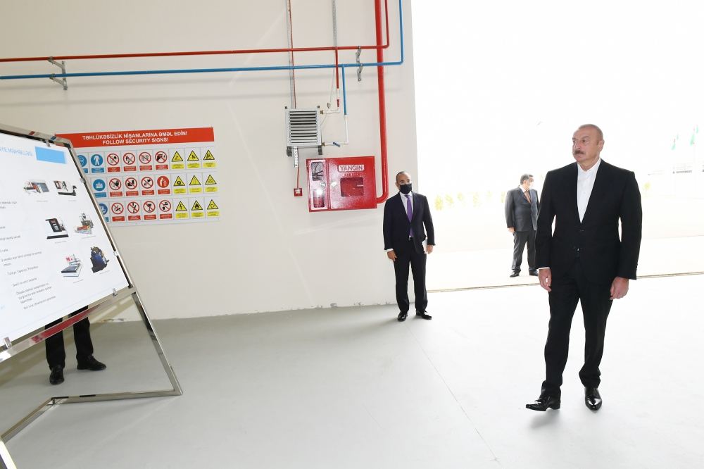 President Ilham Aliyev attends inauguration of Hajigabul Industrial Estate (PHOTO)