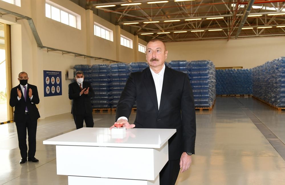 President Ilham Aliyev attends inauguration of Hajigabul Industrial Estate (PHOTO)