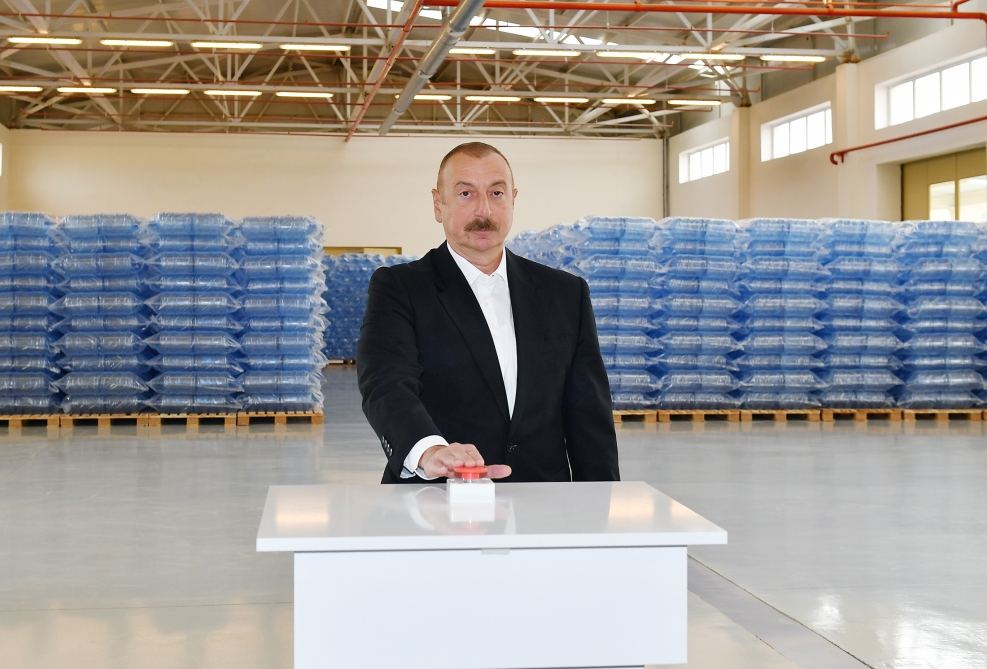President Ilham Aliyev attends inauguration of Hajigabul Industrial Estate (PHOTO)