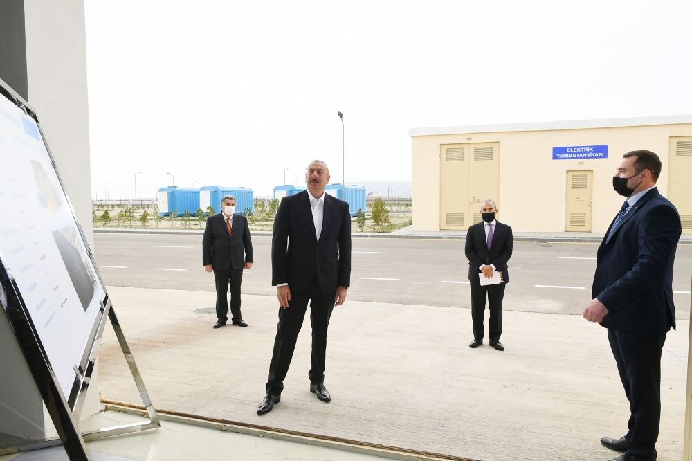 President Ilham Aliyev attends inauguration of Hajigabul Industrial Estate (PHOTO)