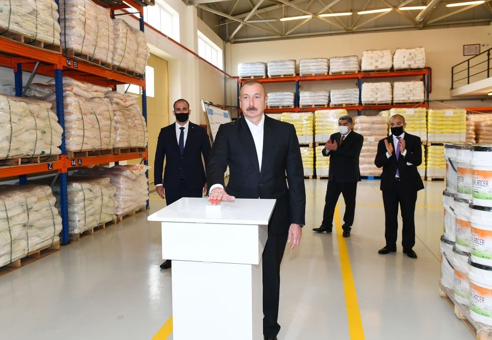 President Ilham Aliyev attends inauguration of Hajigabul Industrial Estate (PHOTO)