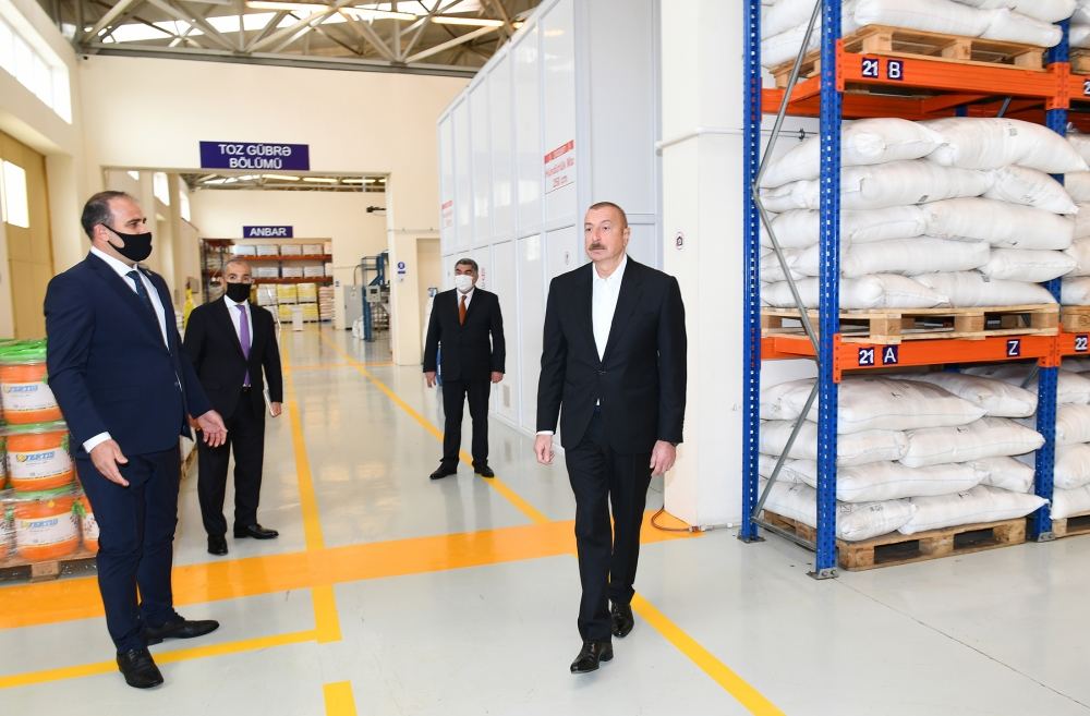 President Ilham Aliyev attends inauguration of Hajigabul Industrial Estate (PHOTO)