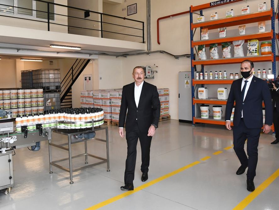 President Ilham Aliyev attends inauguration of Hajigabul Industrial Estate (PHOTO)