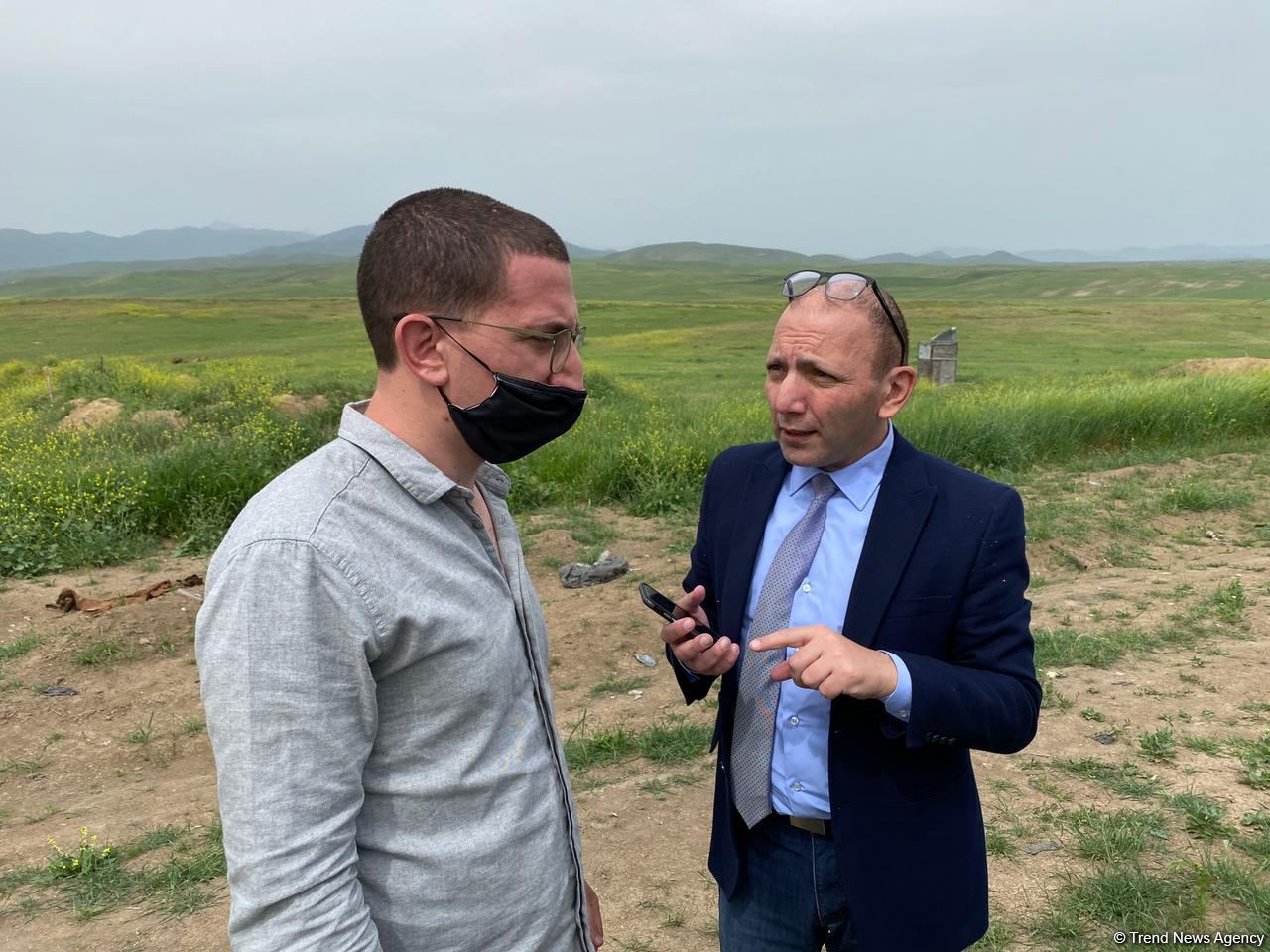 Israeli journalists continue visiting Azerbaijan's liberated lands (PHOTO)