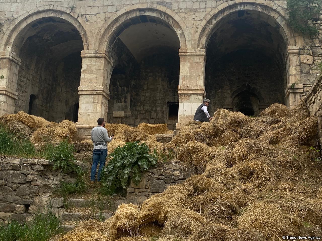 Israeli journalists visit roadside inn in Azerbaijan’s Fuzuli, turned into barn by Armenians during occupation (PHOTO)