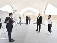 Azerbaijani president, first lady attend ceremony of laying foundation of Mud Volcanoes Tourism Complex (PHOTO)