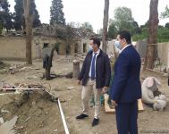 French lawyers arrive in Azerbaijan’s Ganja city, shelled by Armenia during war (PHOTO)