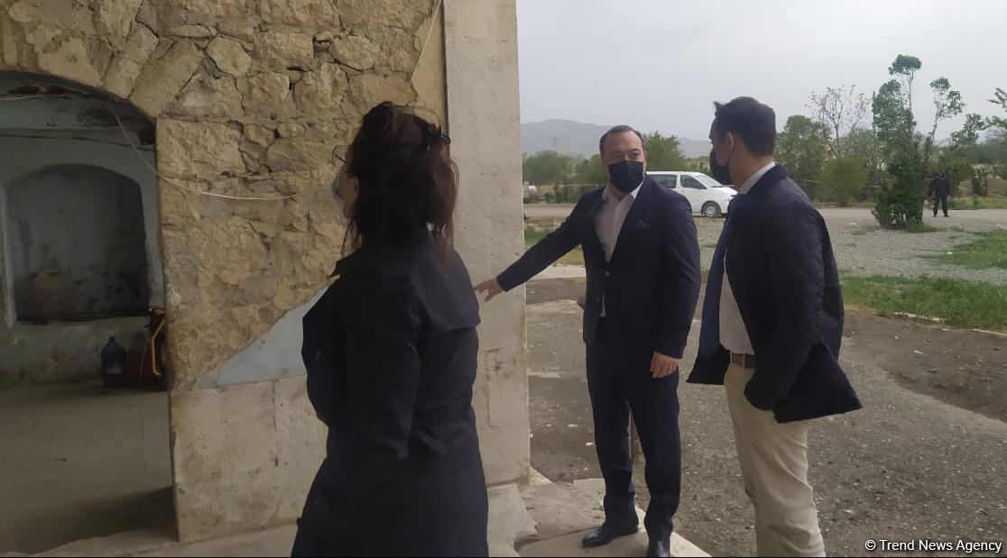 French human rights activists visiting Azerbaijan's Aghdam (PHOTO)