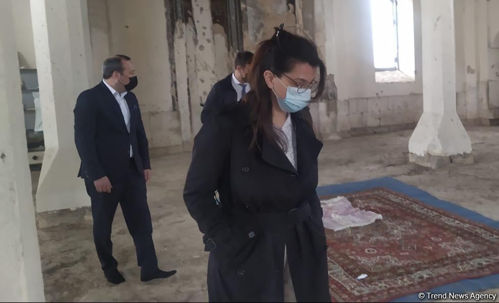 French human rights activists visiting Azerbaijan's Aghdam (PHOTO)