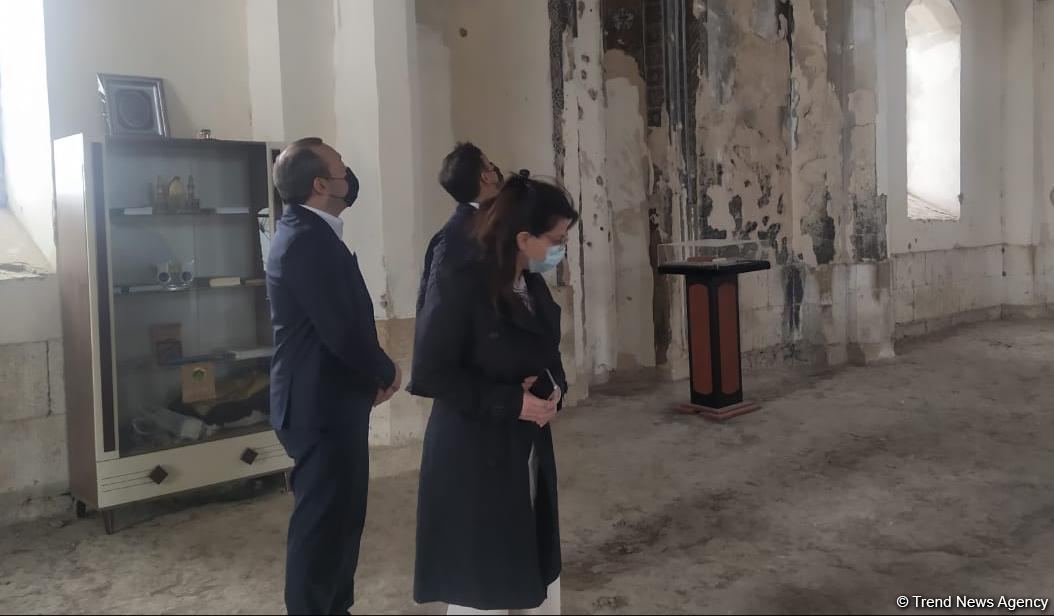 French human rights activists visiting Azerbaijan's Aghdam (PHOTO)
