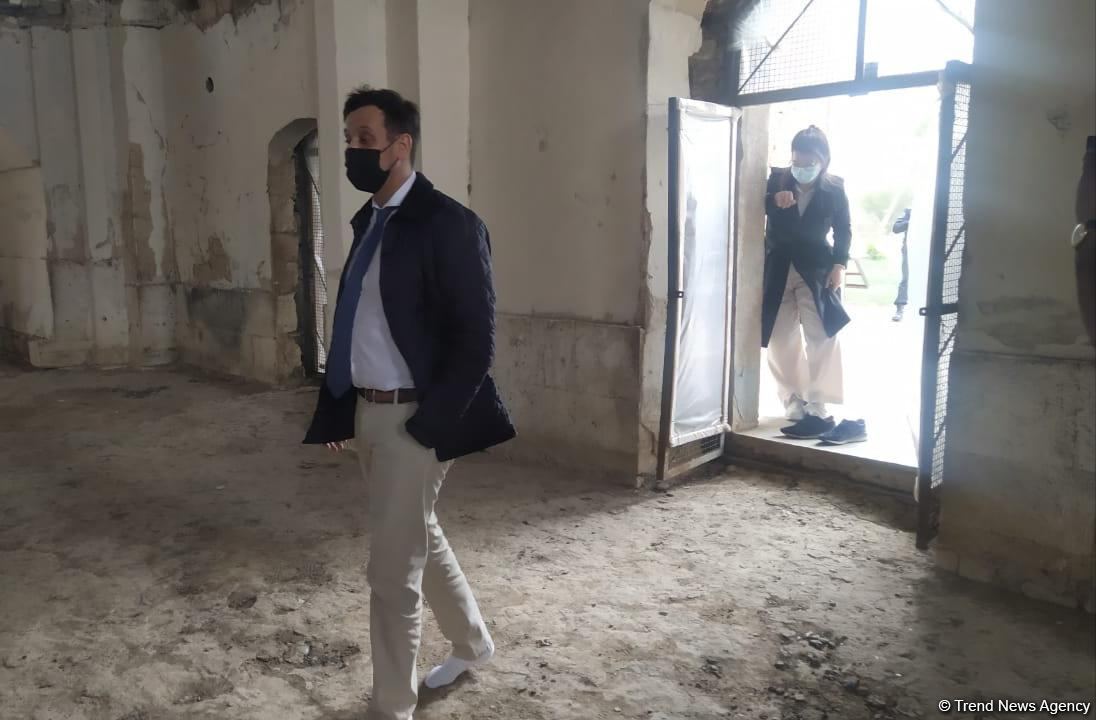 French human rights activists visiting Azerbaijan's Aghdam (PHOTO)
