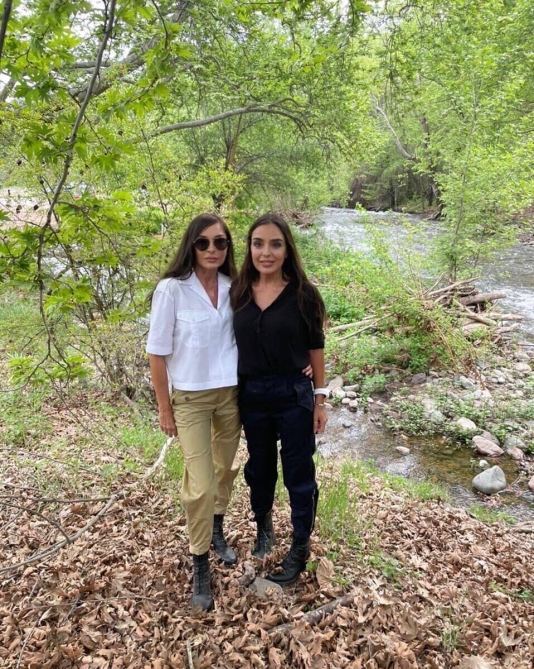 First VP Mehriban Aliyeva shares footages from visit to Zangilan, Jabrayil districts with President Aliyev (PHOTO/VIDEO)