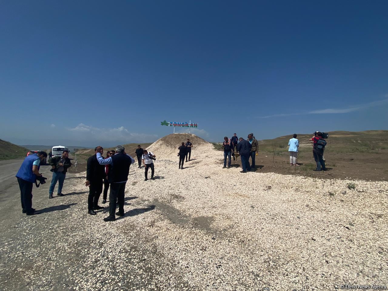 Azerbaijan continues mine clearance in area for future airport in Zangilan (PHOTO)