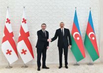 Azerbaijani president receives Georgian PM (PHOTO/VIDEO)