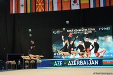 Group teams perform at National Gymnastics Arena as part of Rhythmic Gymnastics World Cup in Baku (PHOTO)