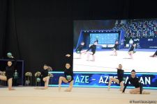 Group teams perform at National Gymnastics Arena as part of Rhythmic Gymnastics World Cup in Baku (PHOTO)