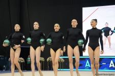Group teams perform at National Gymnastics Arena as part of Rhythmic Gymnastics World Cup in Baku (PHOTO)