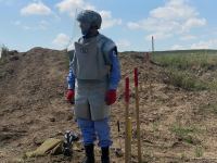 Mine clearance work on Fuzuli-Ahmadbayli highway continues in Azerbaijan (PHOTO)