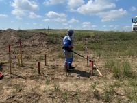 Mine clearance work on Fuzuli-Ahmadbayli highway continues in Azerbaijan (PHOTO)