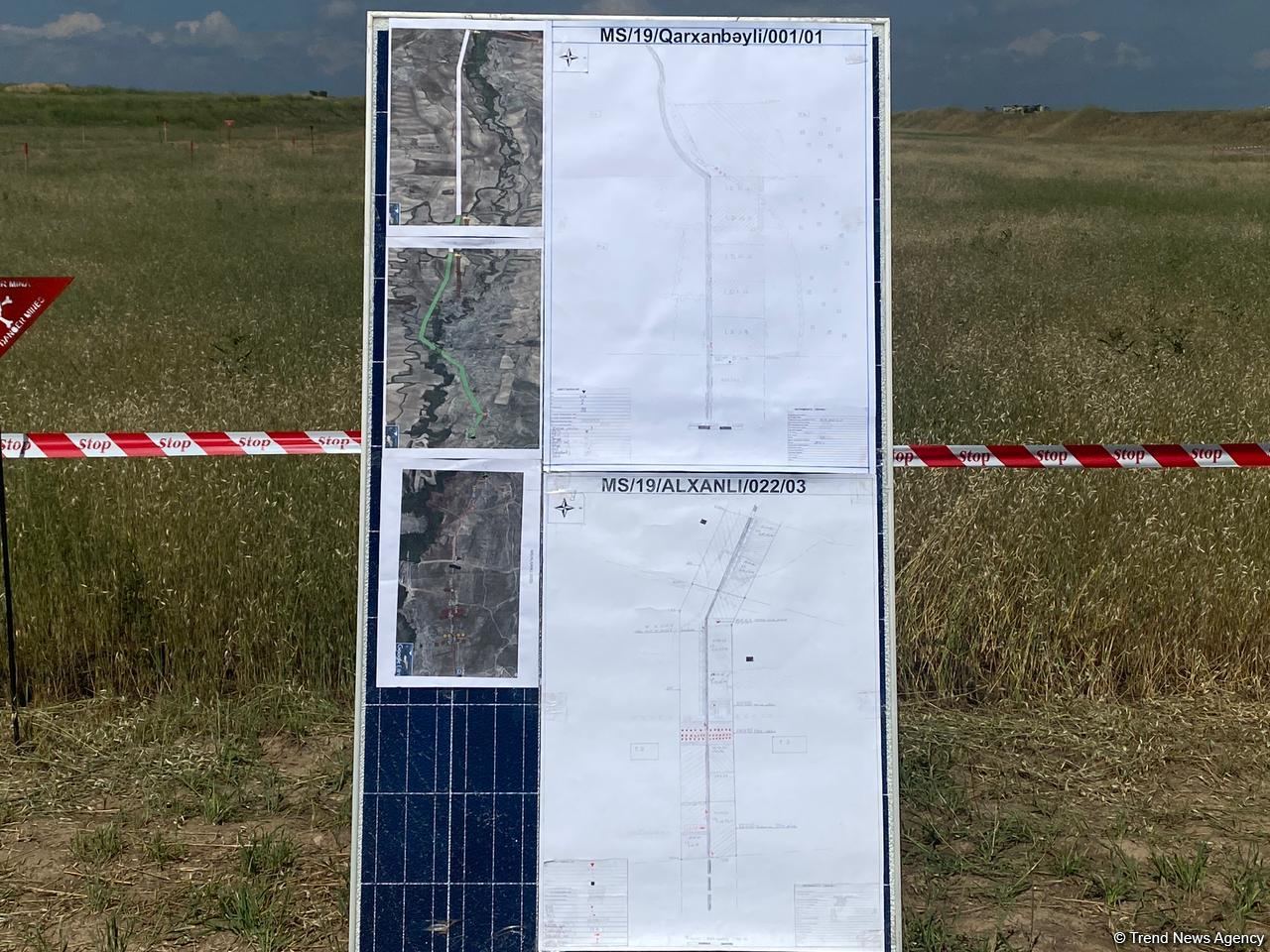 Mine clearance work on Fuzuli-Ahmadbayli highway continues in Azerbaijan (PHOTO)