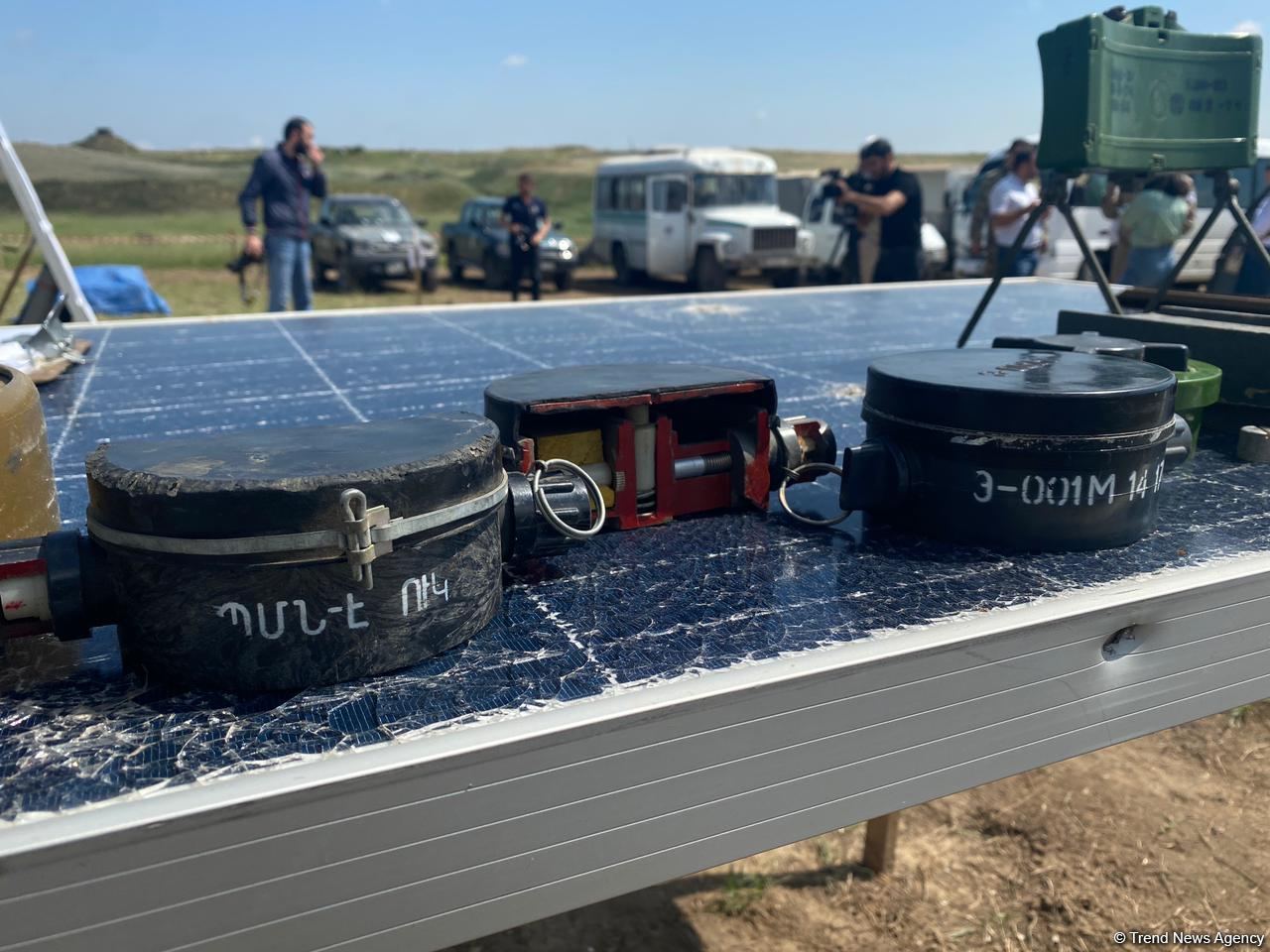 Mine clearance work on Fuzuli-Ahmadbayli highway continues in Azerbaijan (PHOTO)