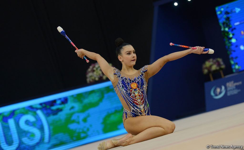 Best moments of second day of Rhythmic Gymnastics World Cup in Baku (PHOTO)