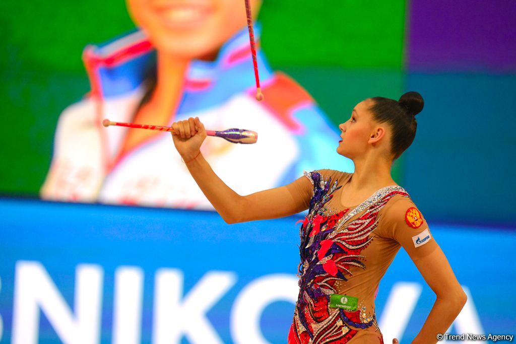 Best moments of second day of Rhythmic Gymnastics World Cup in Baku (PHOTO)