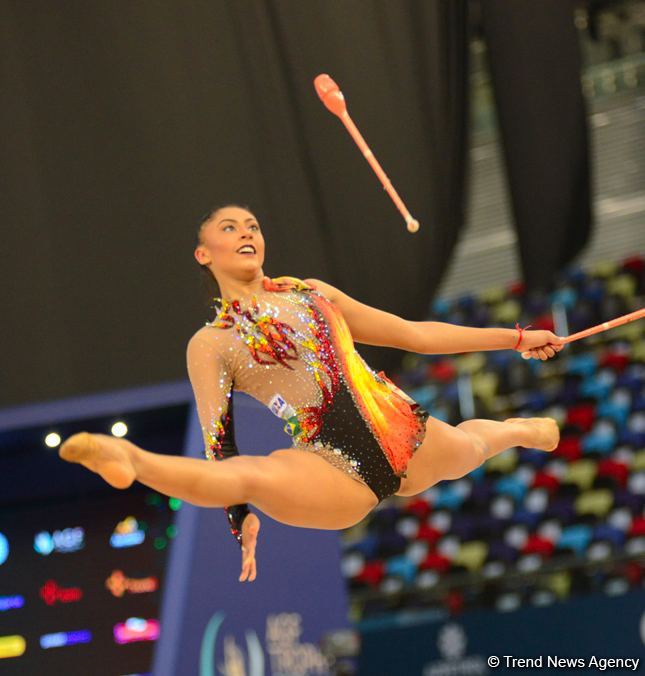 Best moments of second day of Rhythmic Gymnastics World Cup in Baku (PHOTO)