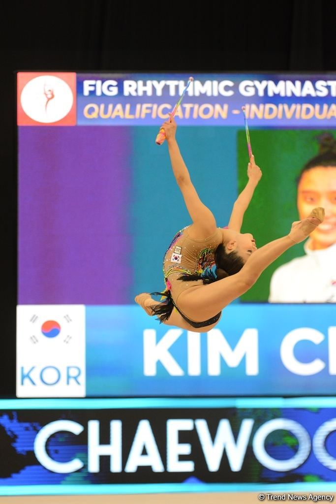 Best moments of second day of Rhythmic Gymnastics World Cup in Baku (PHOTO)