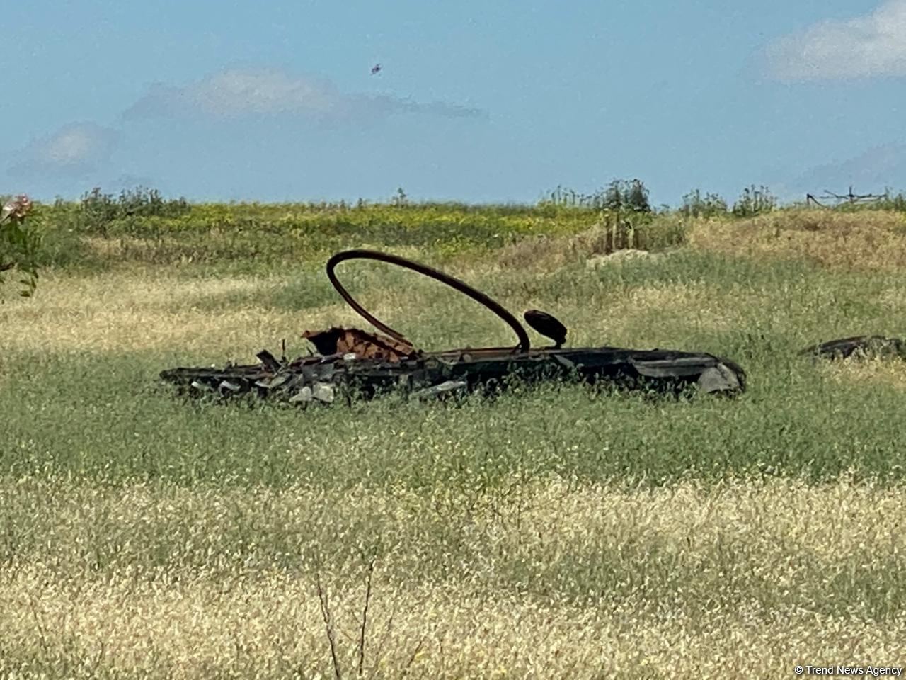 Mine clearance work on Fuzuli-Ahmadbayli highway continues in Azerbaijan (PHOTO)