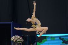 Final day of Rhythmic Gymnastics World Cup starts in Baku - Azerbaijani graces competing for medals (PHOTO)