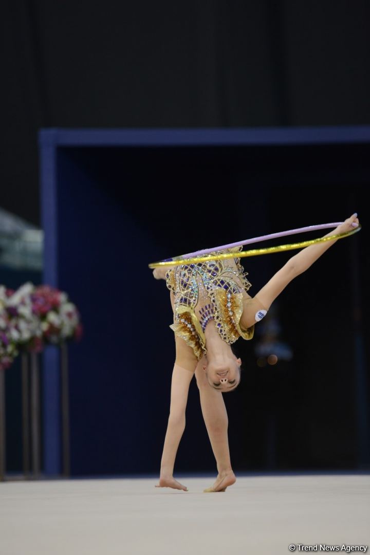 Final day of Rhythmic Gymnastics World Cup starts in Baku - Azerbaijani graces competing for medals (PHOTO)
