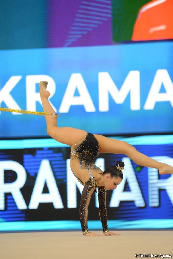 Final day of Rhythmic Gymnastics World Cup starts in Baku - Azerbaijani graces competing for medals (PHOTO)