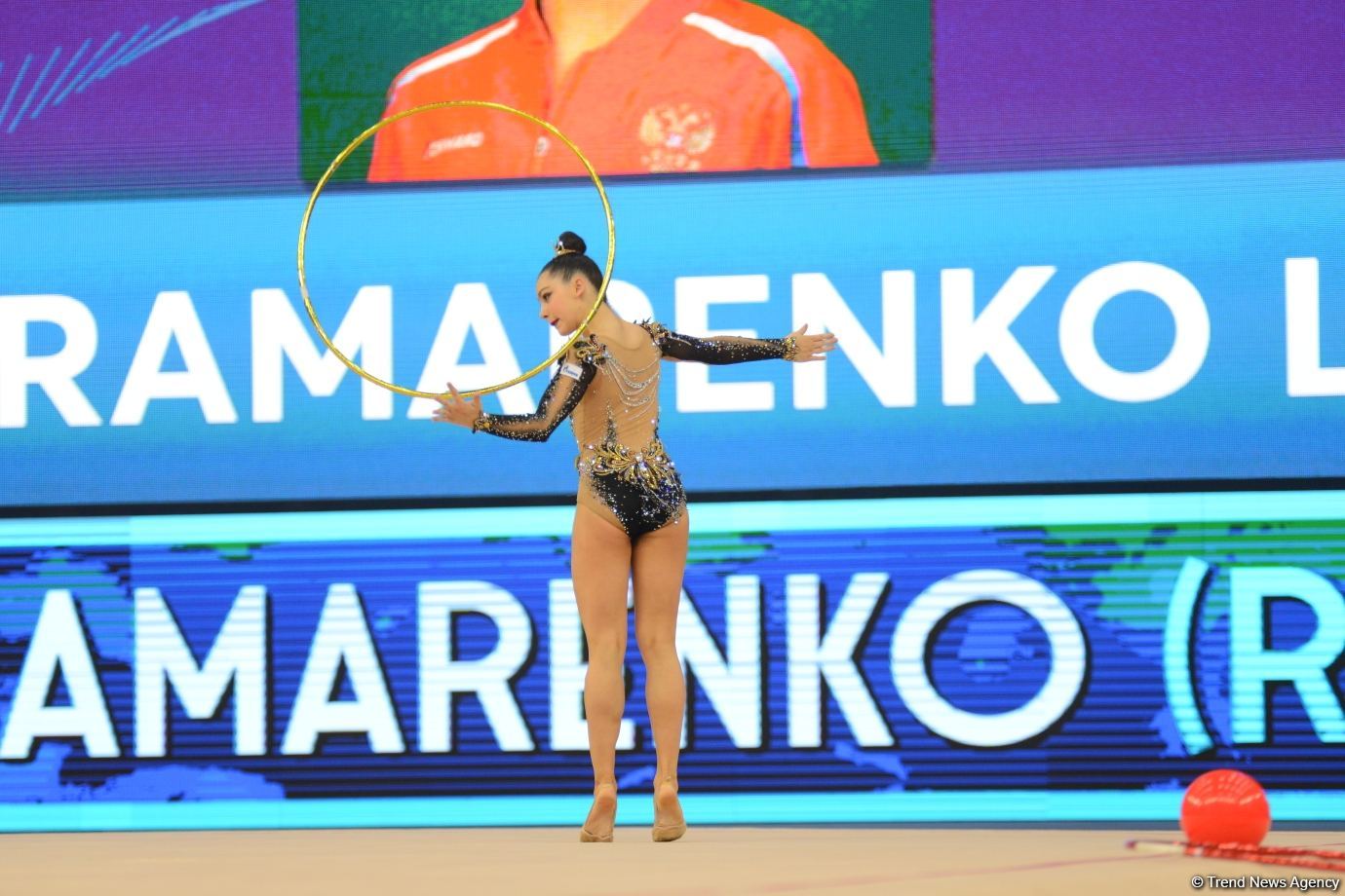 Final day of Rhythmic Gymnastics World Cup starts in Baku - Azerbaijani graces competing for medals (PHOTO)