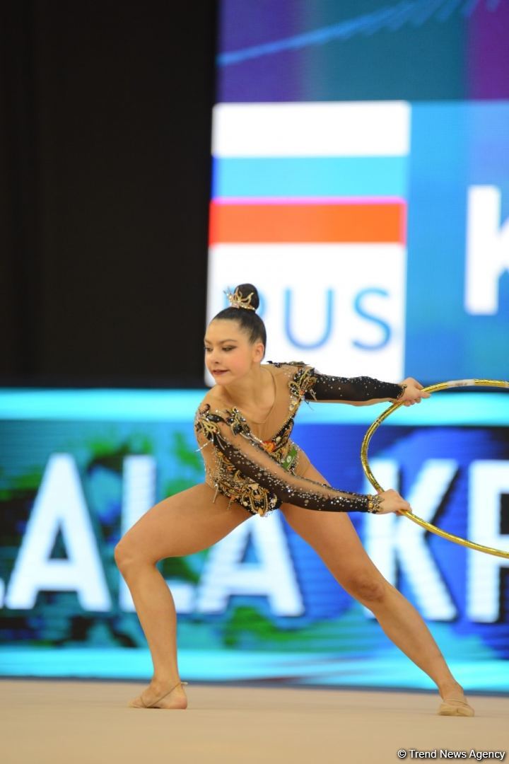 Final day of Rhythmic Gymnastics World Cup starts in Baku - Azerbaijani graces competing for medals (PHOTO)