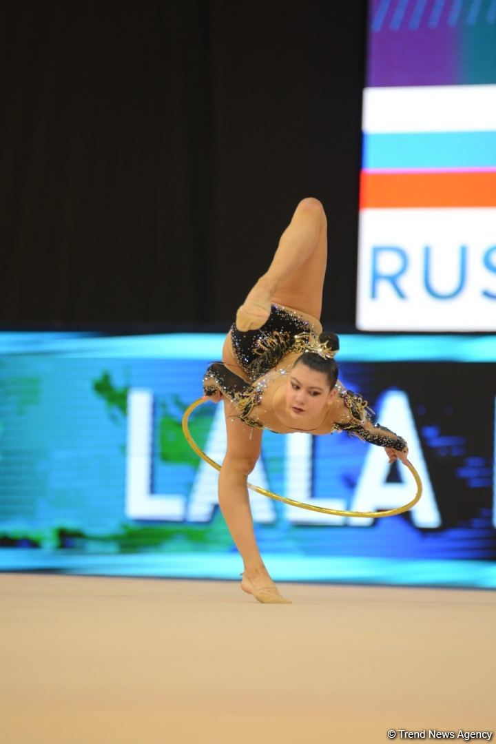 Final day of Rhythmic Gymnastics World Cup starts in Baku - Azerbaijani graces competing for medals (PHOTO)