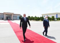President Ilham Aliyev ends visit to Nakhchivan Autonomous Republic (PHOTO)