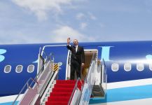 President Ilham Aliyev ends visit to Nakhchivan Autonomous Republic (PHOTO)