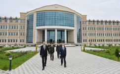 President Ilham Aliyev attends opening of Nakhchivan Garrison Central Hospital (PHOTO)