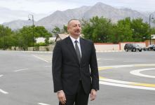 President Ilham Aliyev interviewed by Azerbaijan Television (PHOTO)