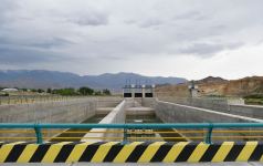 President Ilham Aliyev views construction of Ordubad Hydroelectric Power Plant (PHOTO)